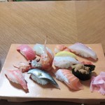 旦過屋台寿し満天 - 満天寿司！1600円！