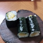 旦過屋台寿し満天 - お新香巻き！300円！