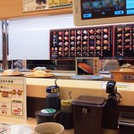 スシロー - 店内（カウンター席）