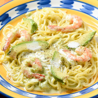 The most popular pasta! ～Avocado and shrimp cream sauce～