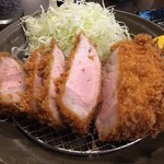 とんかつ瓢 - 上ロースかつ定食・税込1500円