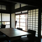 modest - お店のテーブル席