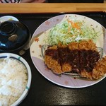 とんかつ豚小屋 - みそかつ定食