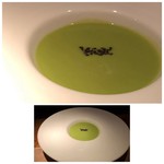 大どころ - ◆グリーンピースと豆乳のすり流し、生湯葉入り 春らしい品。グリーンピースの旨みと鰹だしの旨みを感じ美味しい。