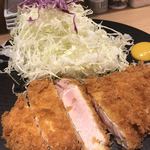 かつ竹 - 上ロースカツ定食