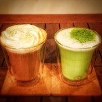 Cafe and dining CROIRE - カフェモカ　￥５００　　抹茶ラテ￥５００