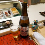 美乃鮨 - 瓶ビール690円