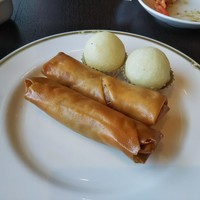 中華料理 桃李 - 春雨とだんご（春雨はサクサクで具多め）