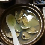 大衆酒場 ゑびす - はまぐり酒蒸し420円