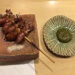 旬菜 おぐら家 - ホタル烏賊の炭火焼き