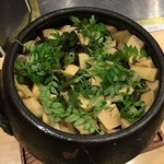 旬菜 おぐら家 - 春山菜と筍の炊込みご飯
