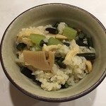 旬菜 おぐら家 - 生桜海老と新生姜の炊き込みご飯