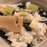 旬菜 おぐら家 - 生桜海老と新生姜の炊き込みご飯