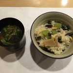 旬菜 おぐら家 - 生桜海老と新生姜の炊き込みご飯