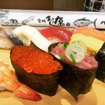 Tsukiji Sushi Gen Ando I-To-Itto - 540円（味噌汁付き）