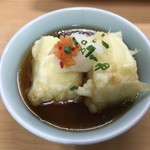 おかもと鮮魚店  - 揚げ出し白子豆腐