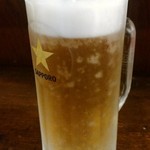 宮崎地鶏焼鳥 島吉 - 生ビール