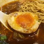 ナルトもメンマもないけれど - ツレの味玉、半分こ