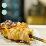 焼鳥　おみ乃 - かしわ（モモ肉）