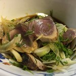 成田家 - カツオタタキ