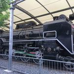 成田家 - ＳＬ列車の展示