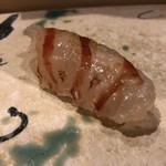 旬美にしかわ - 車海老、生で。