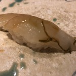 旬美にしかわ - 星鰈の松前漬け。握り