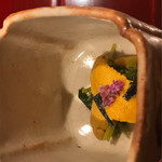 銀座 しのはら - 花山葵、雲丹