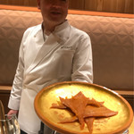 銀座 しのはら - どやっ！！と持ってきたのはなんと半生バチコ！！