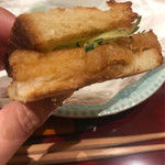 銀座 しのはら - フォアグラサンドイッチ—