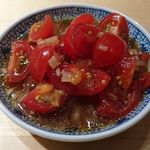 鳥 から揚げ うえ山 - ミニトマトマリネ