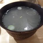 鳥 から揚げ うえ山 - 骨スープ