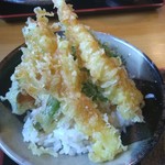 Soba No Gujou Hachiman Chaya - セットのミニ天丼