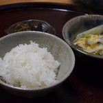 料理どころ 翠笑 - 土鍋ご飯 漬物