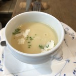 ビストロ･ミーヌ - ◆Bランチのスープ ジャガイモのポタージュ