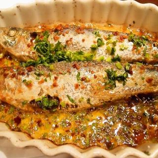 One of our famous sardines oven-roasted