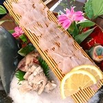 花あかり - ウマヅラハギ薄造り