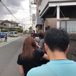 キセキ食堂 - 平日のAM8:40でこの行列……。