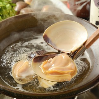 ◆You can enjoy the flavor of clam ingredients to the fullest with luxurious shabu shabu.