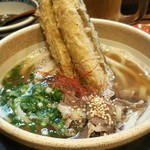 讃岐饂飩 元喜 - 肉ゴボウうどん。ゴボウが大きい！スープが甘くて美味すぎる❤️