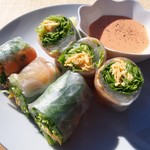 丼ダイニングライズ - 生ハムとチェダーチーズの生春巻き