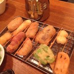 わら焼きと串カツ　わら焼き部 - 串カツは、、微妙ー