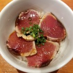 麺屋 六感堂 - ミニ鰹たたき丼