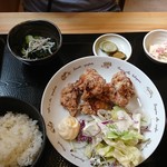 畔 - 鶏のから揚げ定食