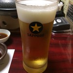 Sankai Shubou Akaneya - 「生ビール」120分飲み放題コースだったので、たらふく戴いた。宴会の席上では専ら生ビール専門の私である。何杯呑んだのか正確なところは記憶に残っていない。