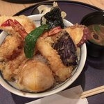 鰻・天ぷら割烹 萬木 - 天丼（¥1,000）