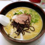 博多天神 - 味噌ラーメン￥500　2012.4.2