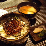 Wadainingusatsuki - コースのじゃこ山椒ごはん。♪　佃煮風に味付けされたジャコは食感も良く山椒の香りがかなり良い。♪
