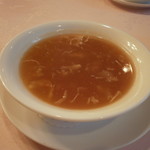 中国料理 満楼日園 - 蟹肉入りフカヒレスープ