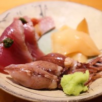 鮨 なかがわ - 鰹 ホタルイカ 青柳